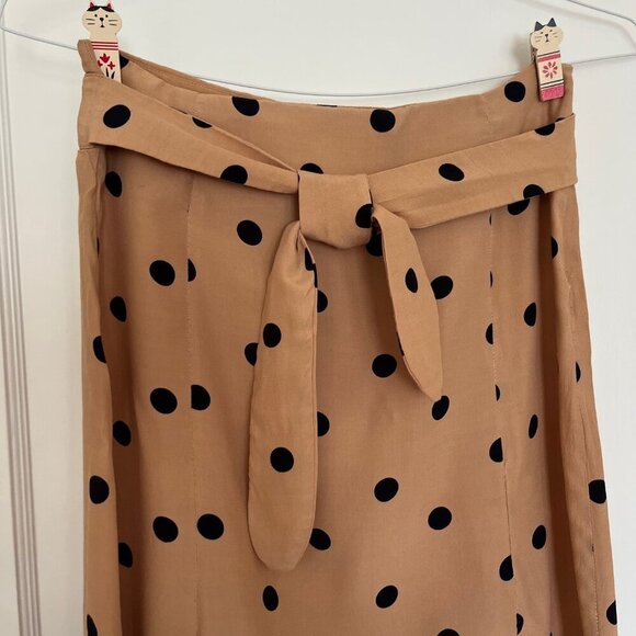 Mango Polka Dot Midi Skirt | US Size XS - Picture 3 of 8